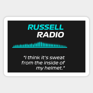 Sweat - George Russell F1 Radio Magnet